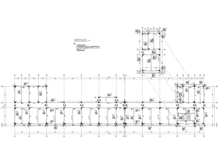 装配整体式框架结构建筑资料下载-[苏州]4层装配式框架结构教学楼施工图2018