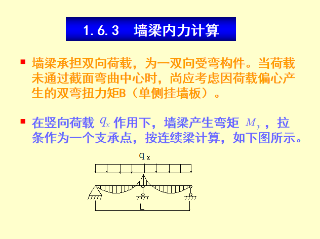 支撑梁计算式资料下载-门式刚架墙梁设计PPT（33页）