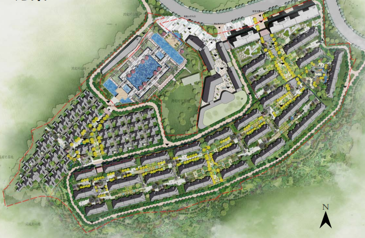 [浙江]宁波商住结合山地别墅社区景观设计