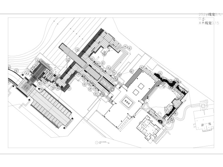 中式园林墙施工图资料下载-重庆中式园林超高端豪宅景观CAD施工图+SU