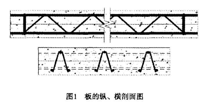 混凝土支撑钢筋预制资料下载-无支撑钢筋桁架混凝土叠合板刚度研究