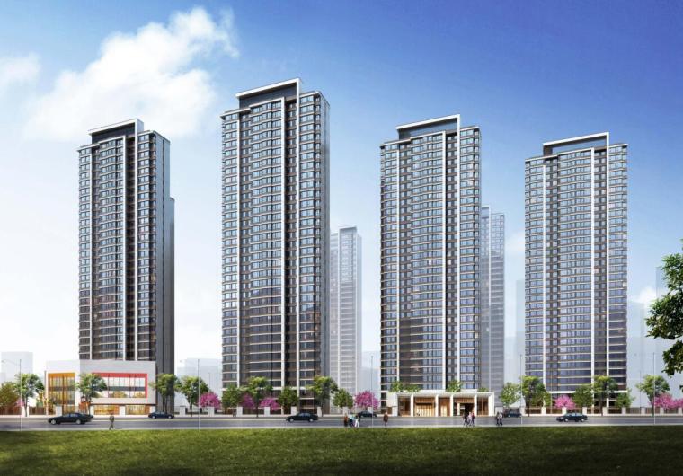 水都建筑规划方案设计资料下载-[河南]郑州新中式风格高层建筑规划方案设计