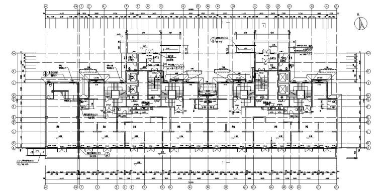 住宅建筑施工图含大样资料下载-高原高层住宅剪力墙结构施工图CAD含建筑图