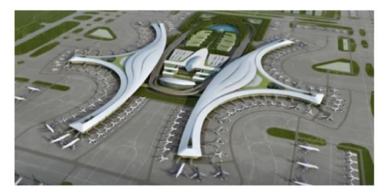 钢结构设计成都天府广场资料下载-成都天府国际机场指廊钢结构设计