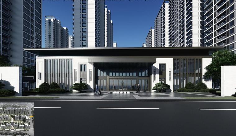 公园建筑建筑资料下载-[浙江]端庄典雅+高层中央公园住宅建筑方案