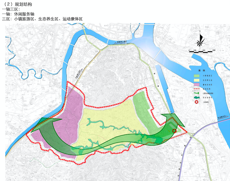 成都景区规划设计资料下载-[四川]成都国际旅游小镇概念规划设计方案