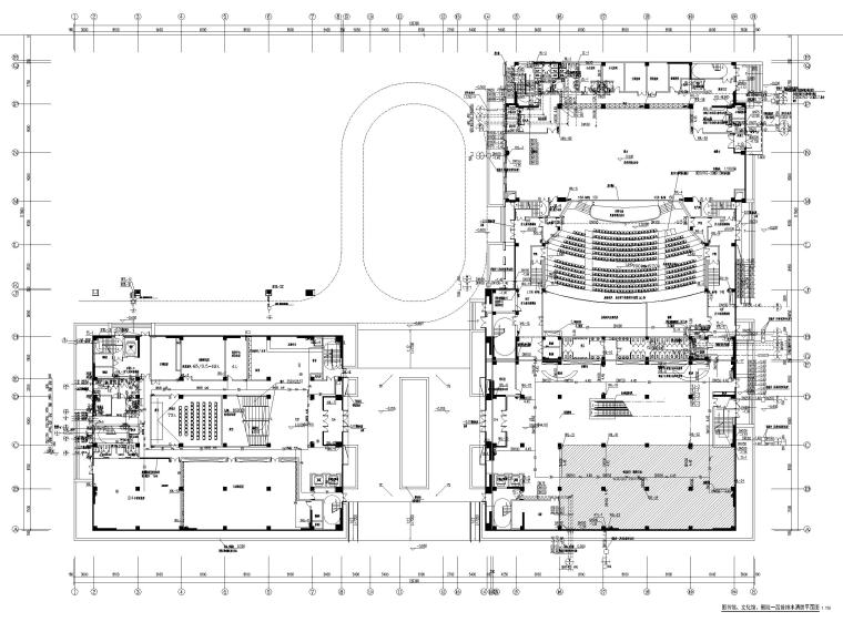 建筑面积两层博物馆cad资料下载-济南档案_博物馆给排水喷淋系统设计图2019