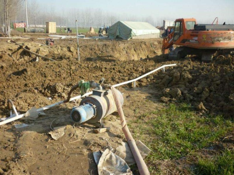 基坑降水井施工安全交底资料下载-污水处理厂基坑降水方案