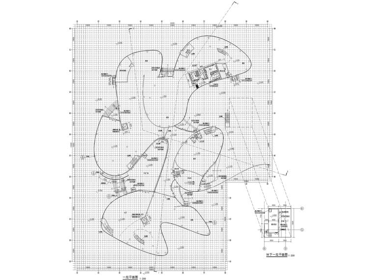 [温州]2层钢框架结构体验馆全套施工图2017-建筑平面图