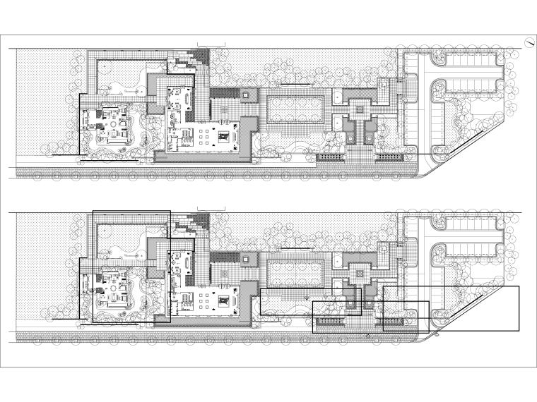 su中式景观景墙资料下载-[昆明]临湖新中式示范区景观CAD施工图+SU