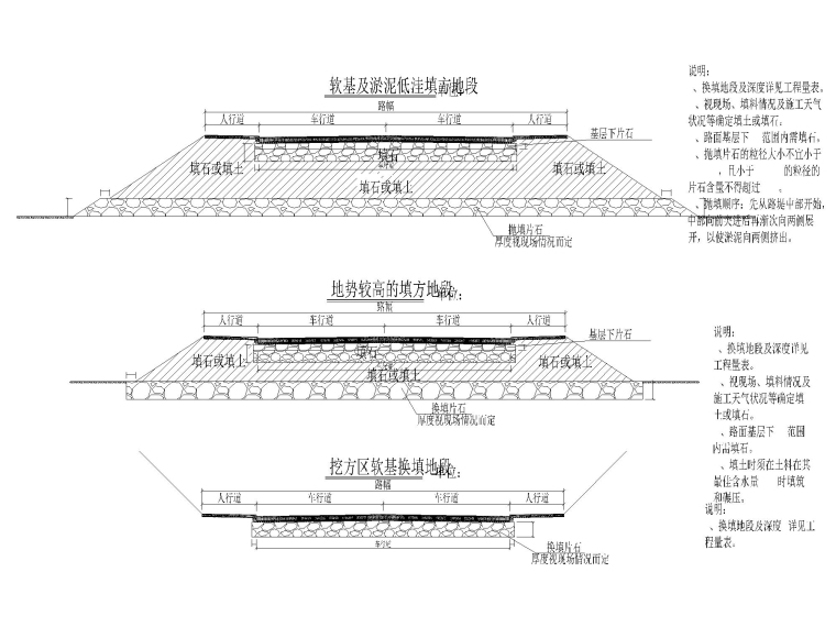 绿道设计图资料下载-[贵州]城市双向四车道及六车道施工设计图