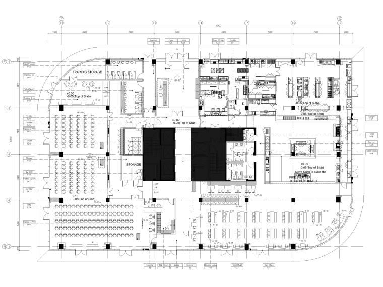 4层办公楼装修设计图纸资料下载-[深圳]苹果七层办公楼室内装修设计施工图