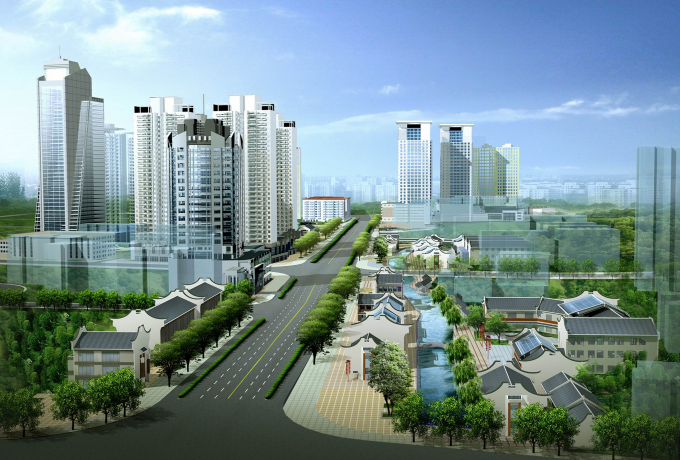 [福州]茶文化商业主题街道改造景观设计-道路街区景观-筑龙园林景观论