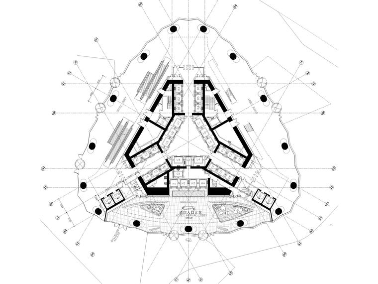 [廣州]五星級酒店公區 客房項目裝修施工圖