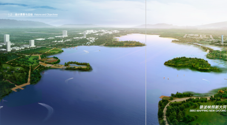 市民中心空间设计资料下载-[山西]大同市民水岸休闲空间景观设计方案