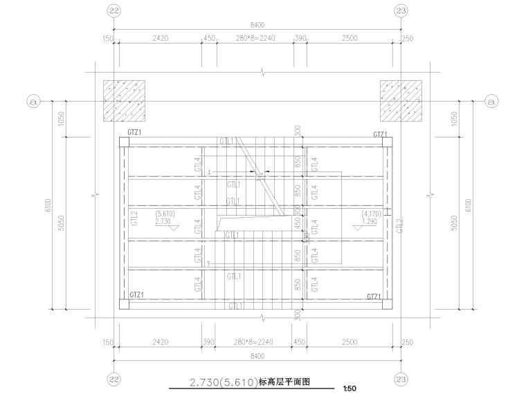 别墅钢结构CAD资料下载-钢结构楼梯详图2018（CAD）