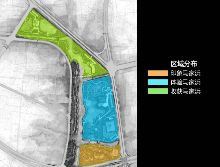 [常州]丁塘河马家浜创意农场策划案-2-马家浜创意农场策划案区域分布