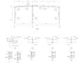 [荆门]单层门式刚架结构废料间结施图纸2017