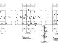 三层园林仿古建筑混凝土结构施工图CAD