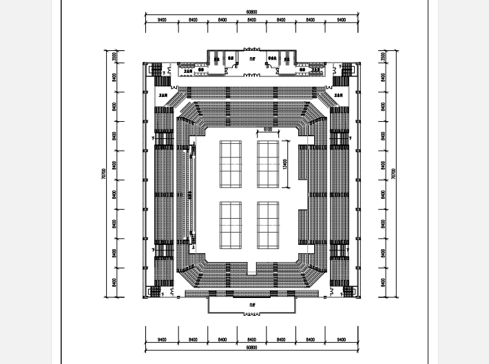 [福建]厦门理工学院综合体育馆方案文本 cad-体育建筑-筑龙建筑设计