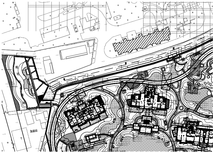 现代中式景观CAD资料下载-[上海]现代新中式居住大区景观施工图CAD
