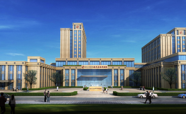 三级甲等综合医院 门诊入口效果图4