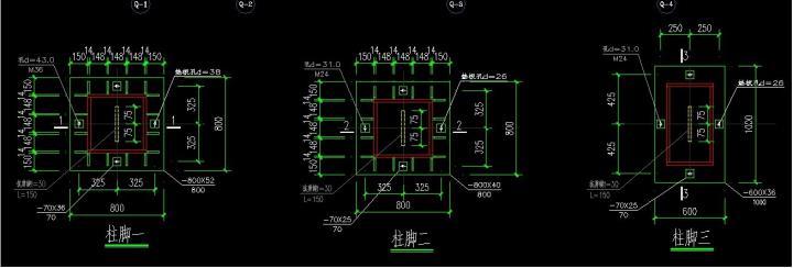 钢结构柱脚锚栓的设计方法资料下载-这个柱脚节点设计行不行？