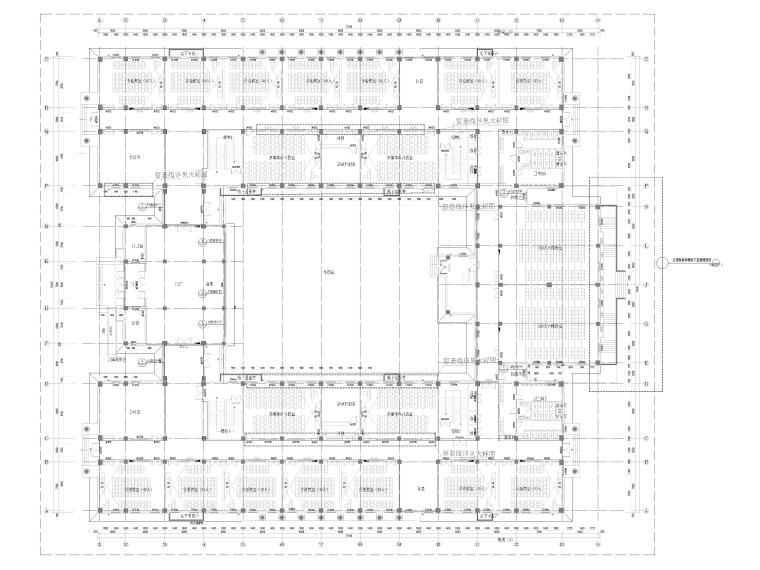 房屋建筑学大学教学楼设计资料下载-[山西​]专科大学教学楼​室内装修设计施工