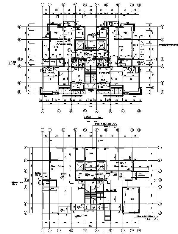 26层剪力墙结构资料下载-26层安置住房剪力墙结构施工图CAD含建筑