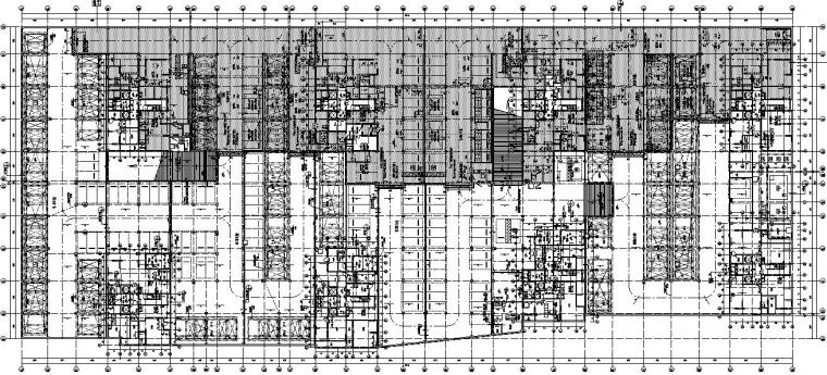 住宅大型地下室施工策划资料下载-某住宅大型地下室混凝土结构施工图CAD