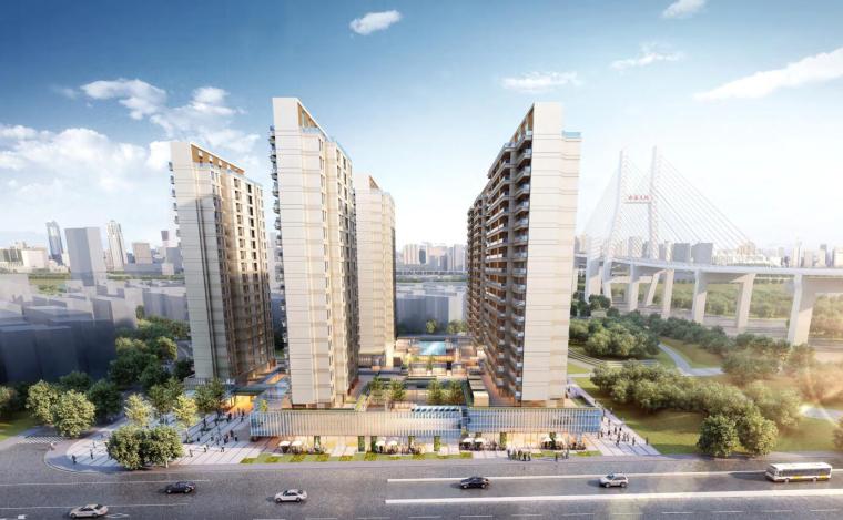 上海高品质住宅资料下载-[上海]现代风格高品质生态住宅建筑方案