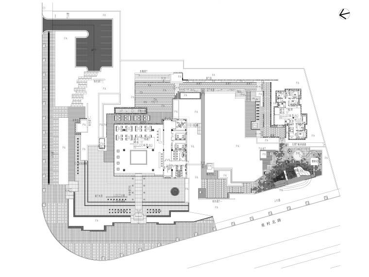 采摘园CAD施工图资料下载-[广州]滨水现代展示区园建CAD施工图