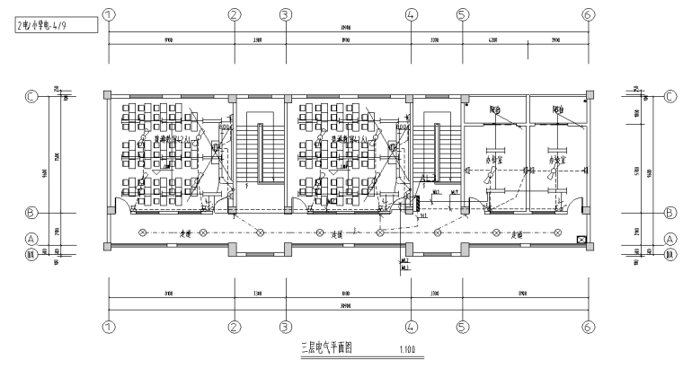 电气楼建筑图资料下载-四川多层中学教学楼电气施工图