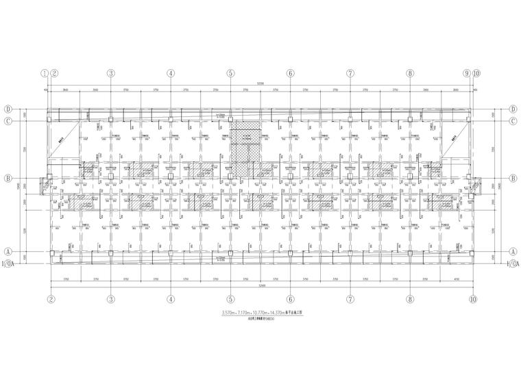 [荆门]5层框架结构员工宿舍楼全套图纸2017-板平法施工图