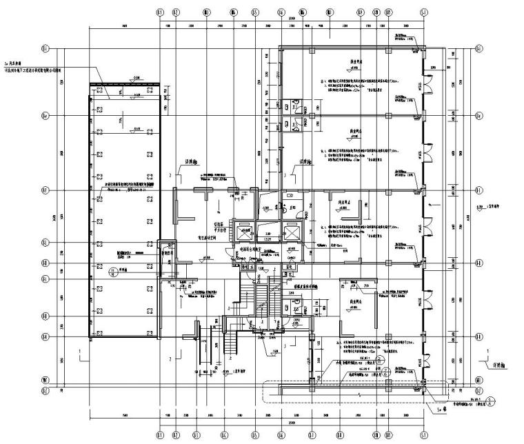 高层剪力墙住宅结构施工图资料下载-高层带底商剪力墙住宅结构施工图CAD含建筑