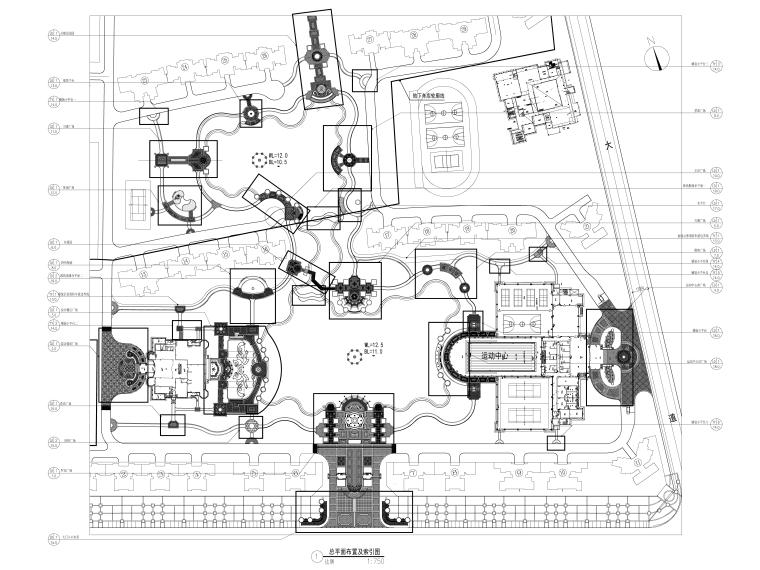 园建施工常见问题资料下载-安徽现代豪宅景观深化设计园建施工图cad