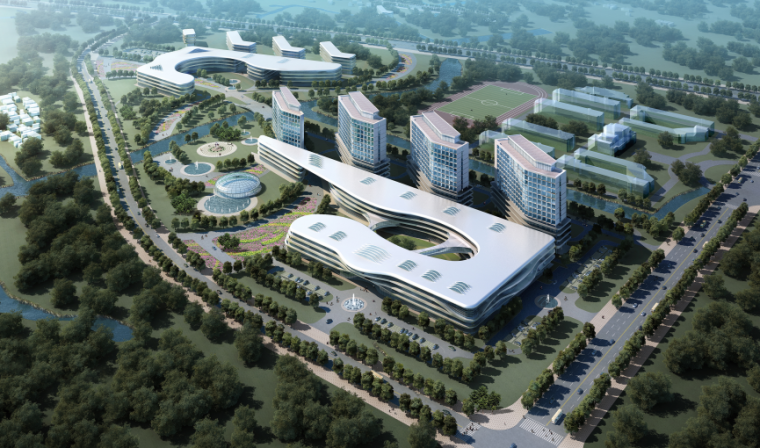 现代医院方案设计文本资料下载-[上海]现代化综合东方医院方案文本