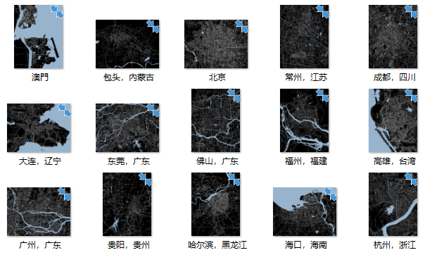 高清城市肌理图下载资料下载-62份高清中国城市肌理地图合集