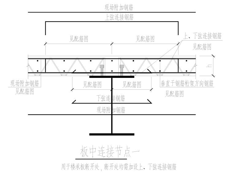 施工技术楼承板资料下载-楼承板节点详图2016(CAD)