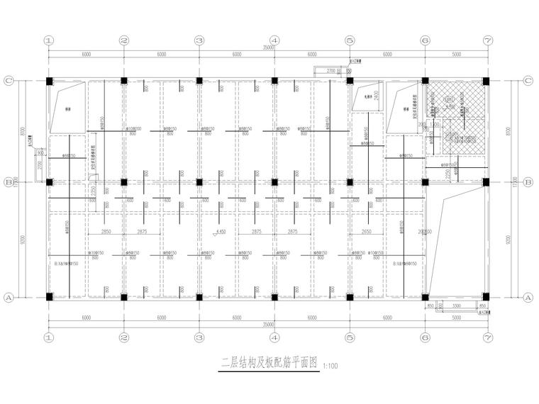 3层框架结构基础资料下载-[上海]3层框架结构实验研发中心结施图2017