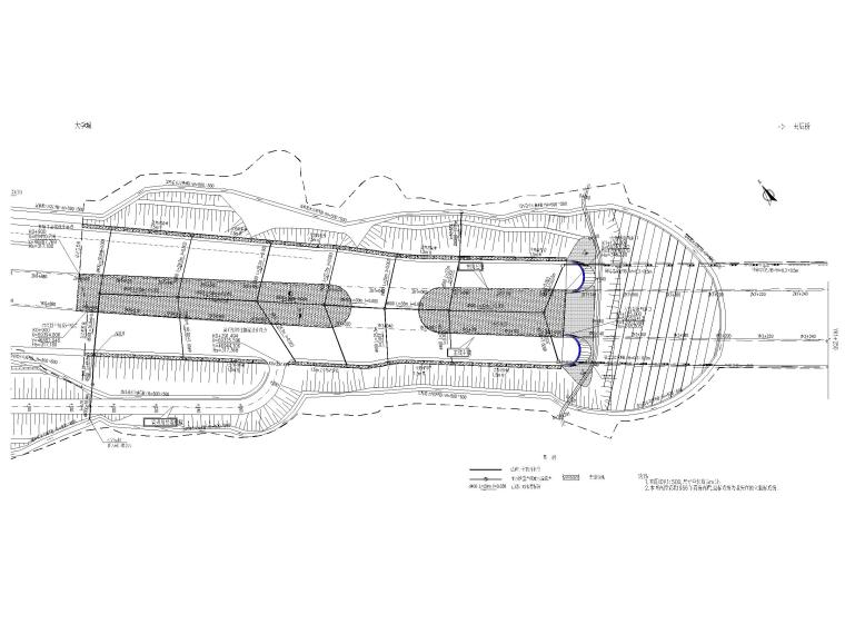海绵城市设计构思资料下载- 大学城复线隧道海绵城市设计图纸2020