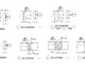 钢结构主梁次梁连接节点大样图CAD