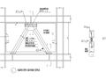 内藏钢支撑剪力墙的钢板支撑构造节点CAD