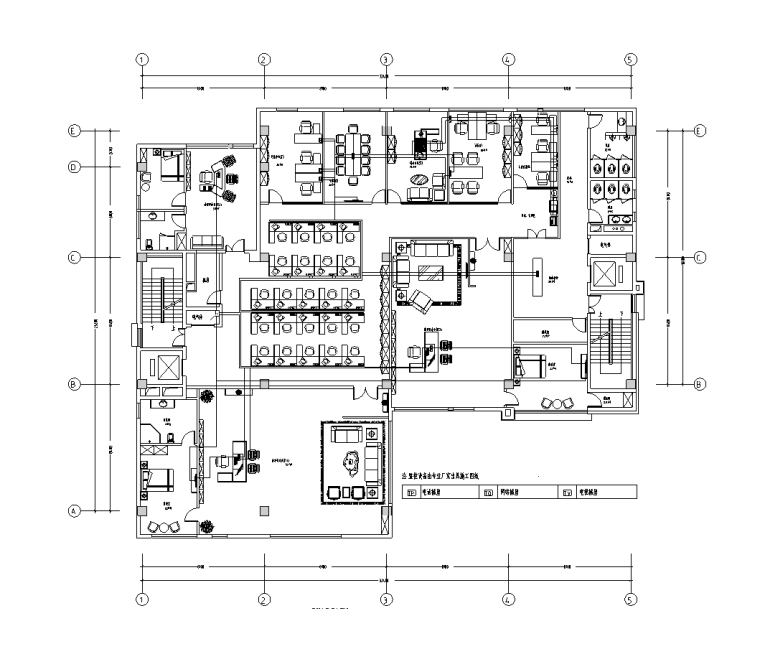 3层厂房施工图资料下载-5层厂房装饰电气施工图