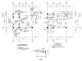 小型二层水利用房混凝土结构施工图CAD