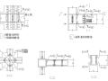 钢结构十字柱相关节点大样图CAD