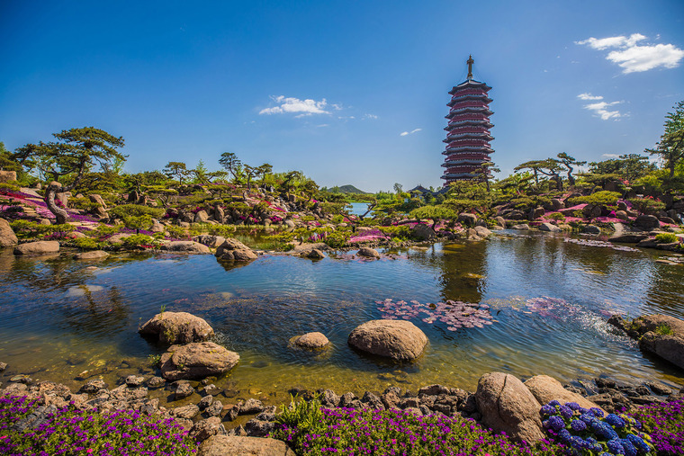 北京“一带一路”峰会雁栖湖夏园景观2