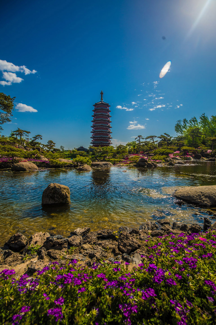 北京“一带一路”峰会雁栖湖夏园景观5