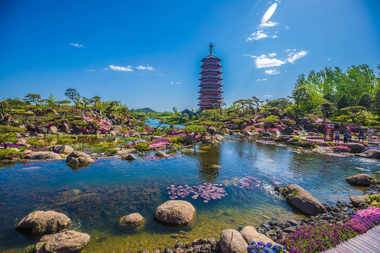 北京“一带一路”峰会雁栖湖夏园景观6