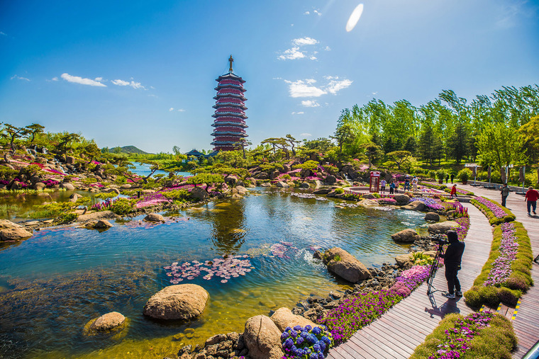 北京“一带一路”峰会雁栖湖夏园景观7